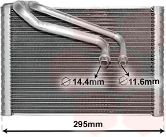VAN WEZEL 1700v443 -  Испаритель, кондиционер